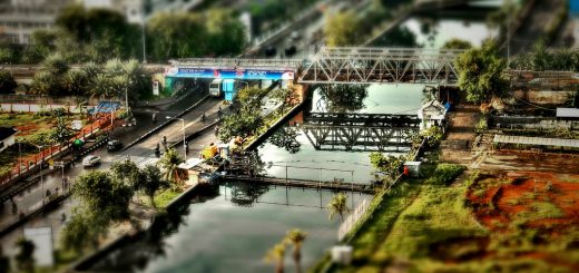 Fake tilt shift