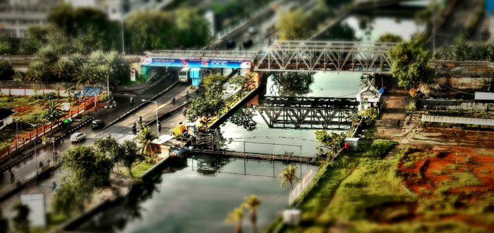 Fake tilt shift